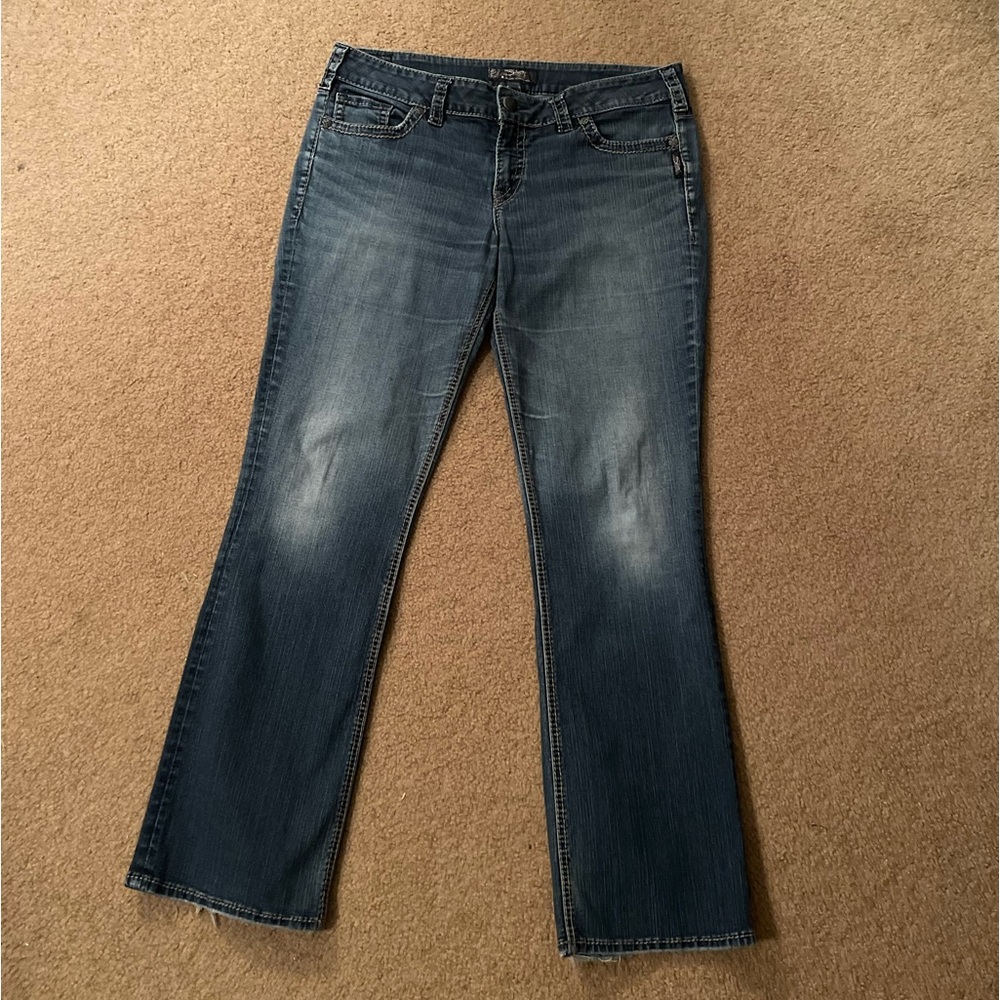 Silver Suki Mid Boot Sz 34/33